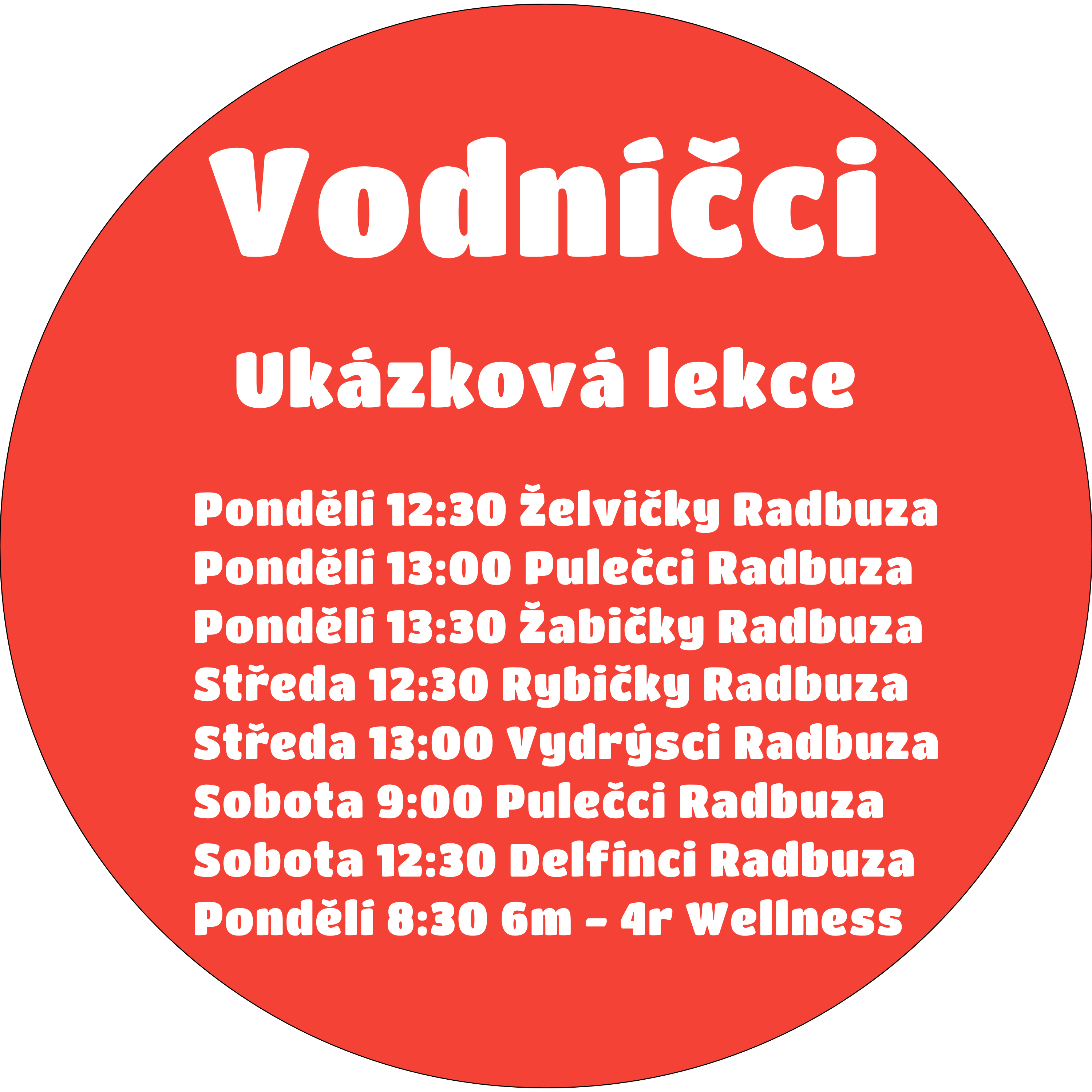 Věková skupina Vodníčci v Jaro 25 (ukázkové lekce)